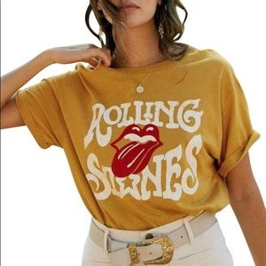 REVOLVE DayDreamer Rolling Stones band tee